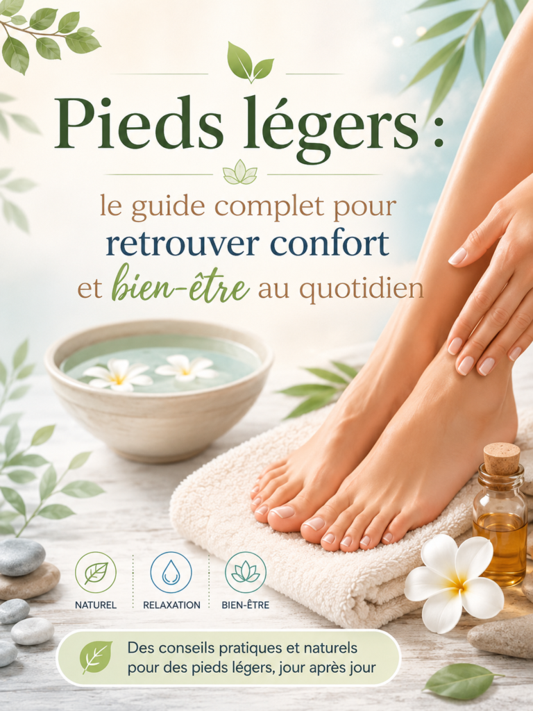 Pieds légers : le guide complet pour retrouver confort et bien-être au quotidien